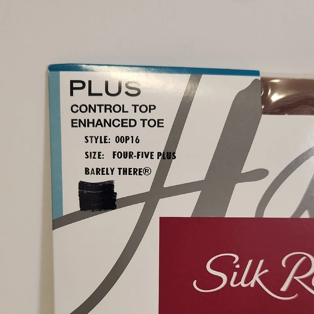Hanes Silk Reflections Silky Sheer Control Top Pantyhose Size 4/5+ Barely There‎